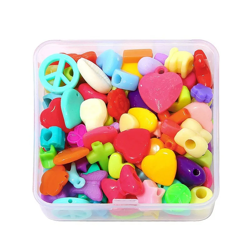 Разделитель акриловый разноцветный для браслетов цепочек и брелоков 50 г