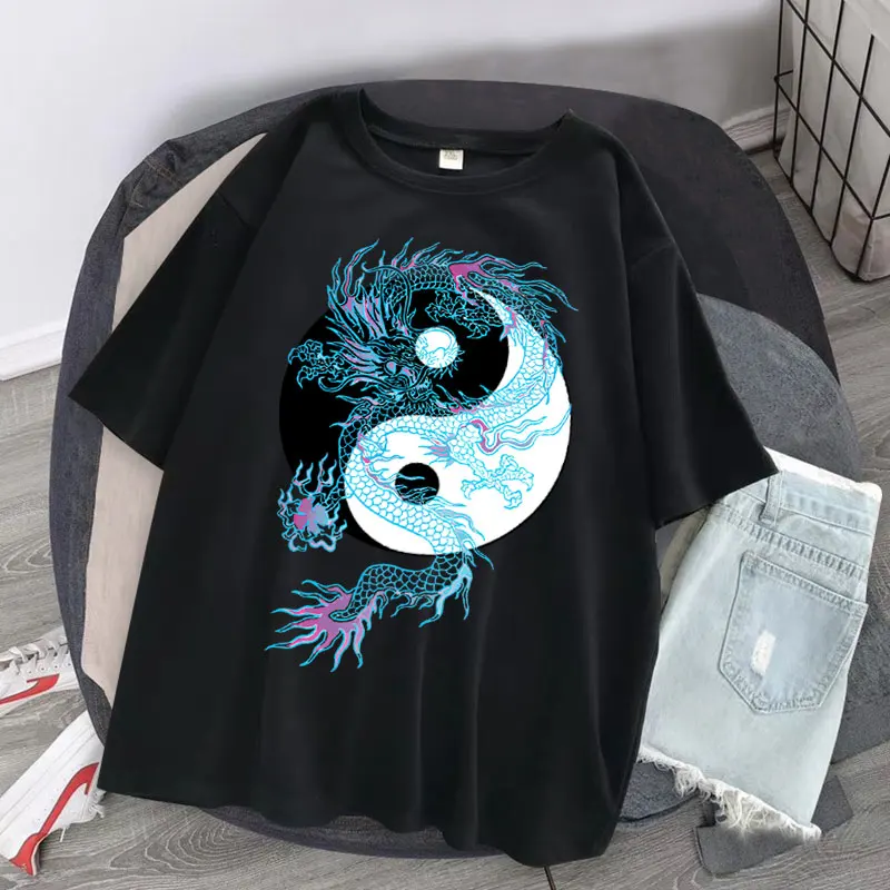 

Harajuku Oversized T-Shirt Punk Gothic Tee T-shirt Female Y2k Top Summer Street Retrostyle Women Short Sleeve T-shirt Streetwear