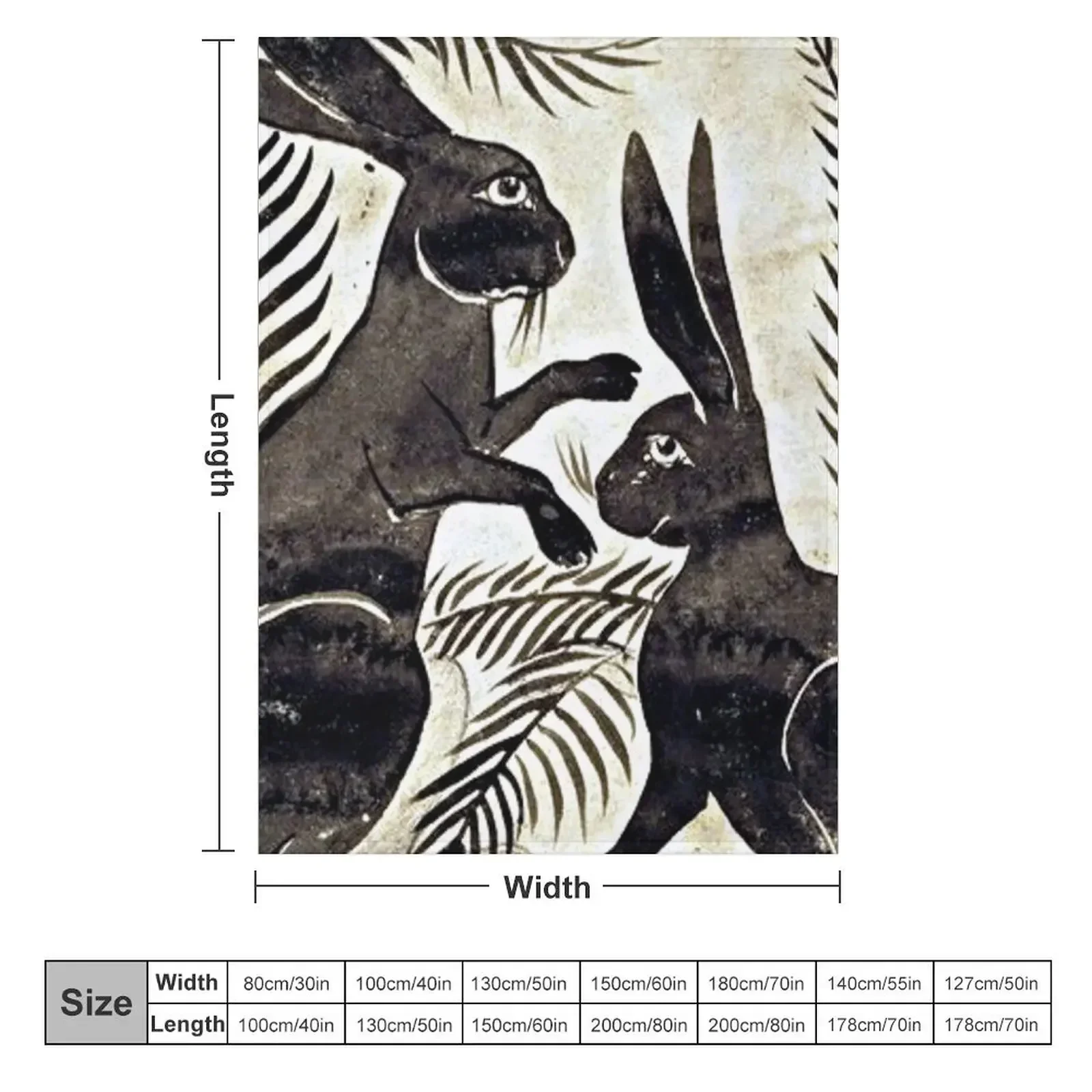 Одеяло William De Morgan Hares зимние кровати тяжелые декоративные диваны меховые одеяла