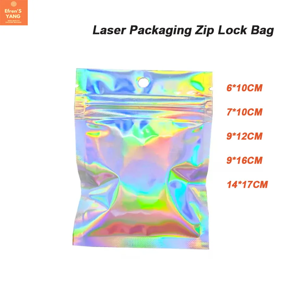 

Пакеты из фольги с застежкой-молнией, многоразовые мешки с защитой от запаха, мешок из алюминиевой фольги, пакеты с застежкой-молнией из майлара, голографические радужные цвета, 25 упаковок