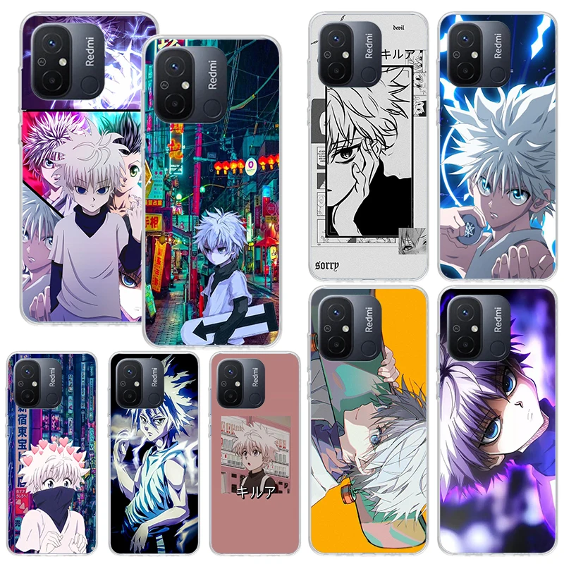 Чехол для телефона Hunter HXH Killua Xiaomi Redmi 12C 12 10C 10A 10 9C 9A 9T 9 8A 8 7A 7 6A 6 Pro K70 K40 K20