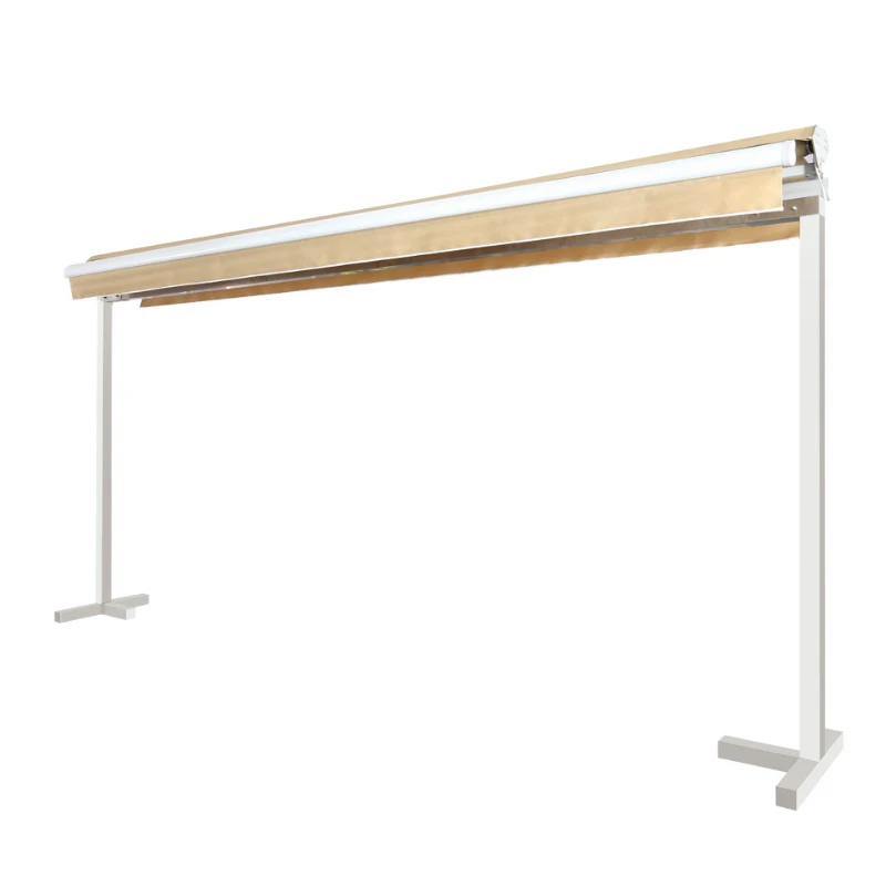 

food restaurant double wings retractable awning