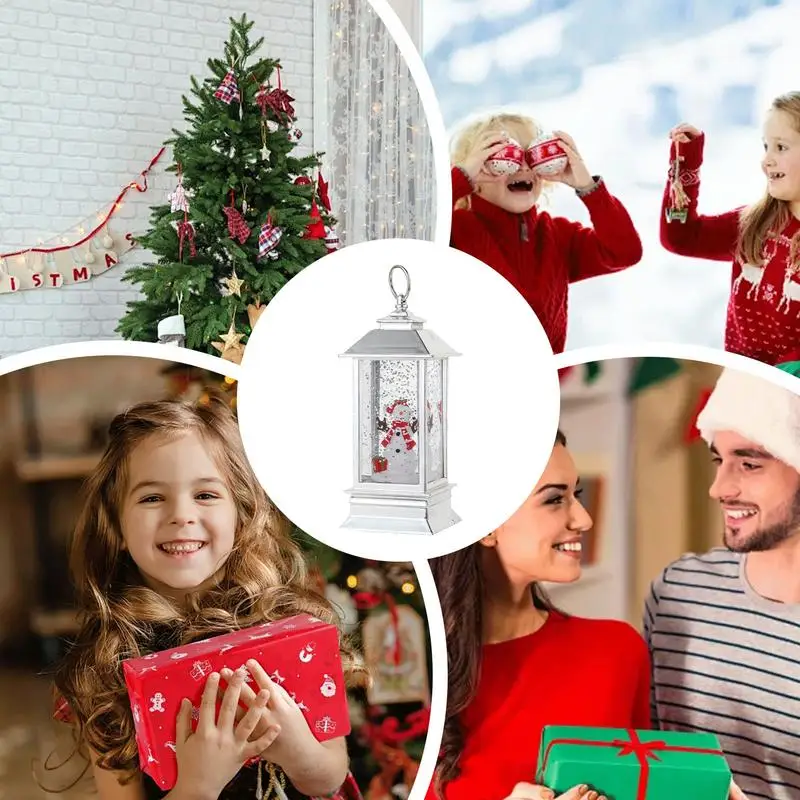 Рождественский снежный домик ночник винтажный светодиодный рождественский