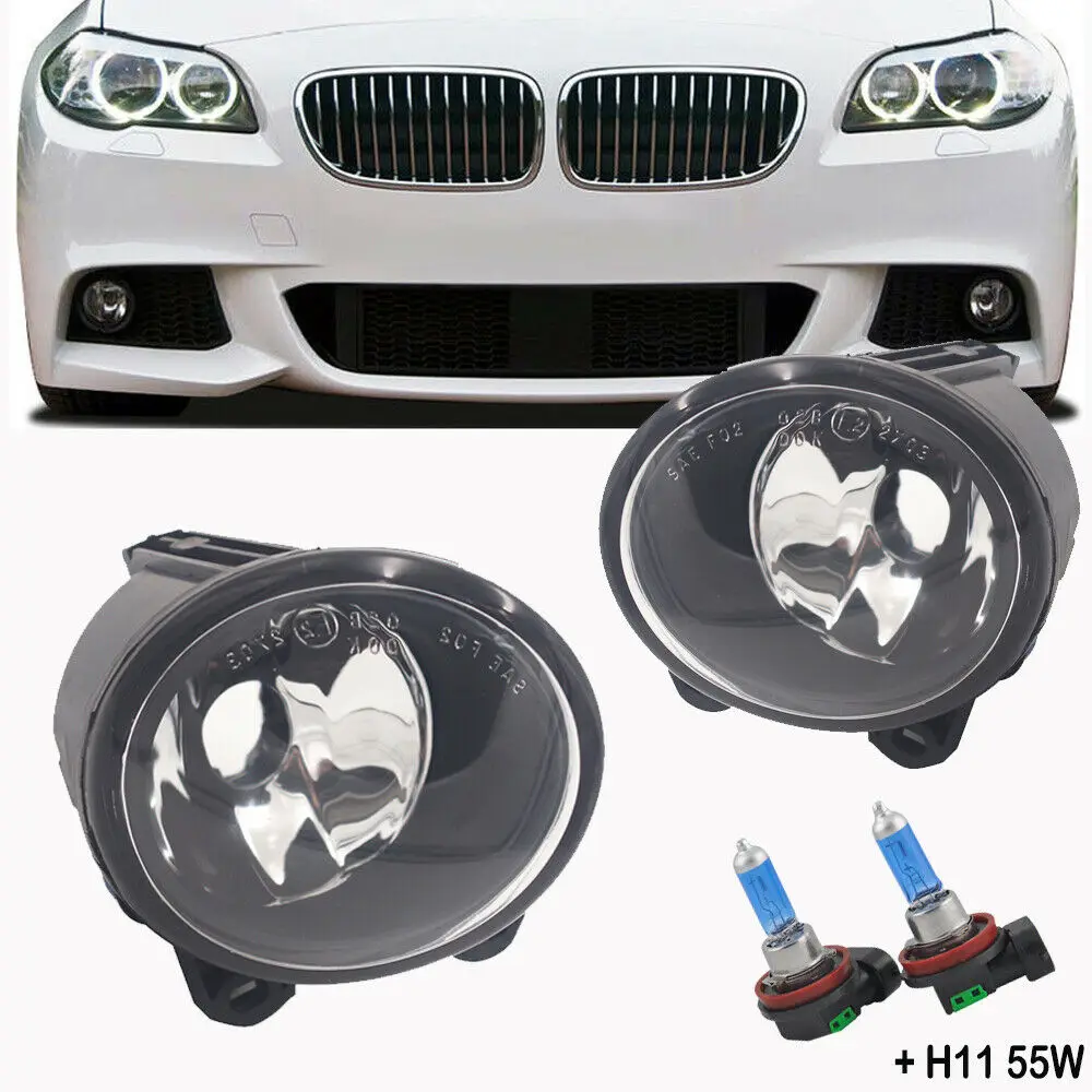Pair For BMW E92 E93 F07 F10 F22 F23 M Sport Front Bumper Fog Light Bulb