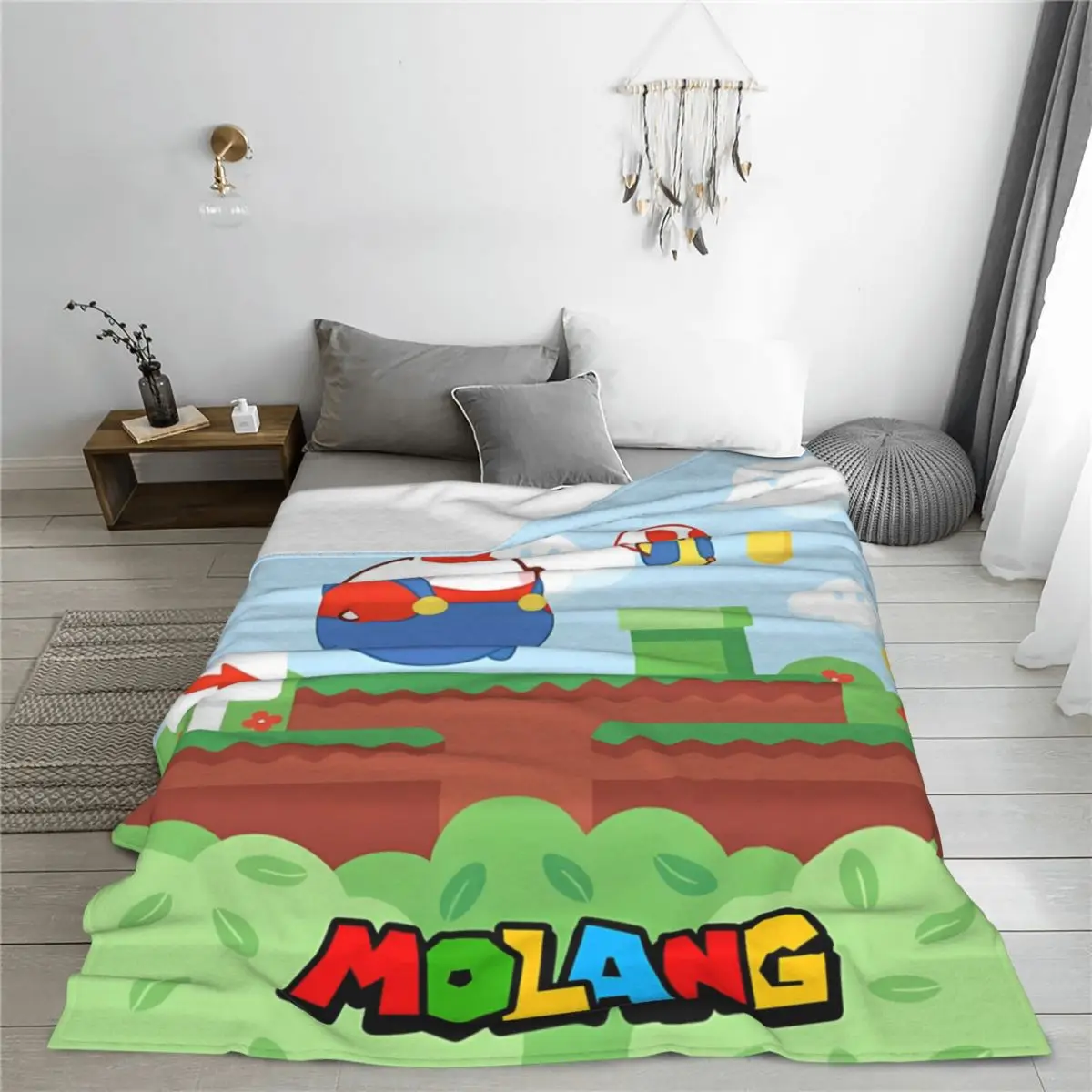 Одеяло Molangs качественное мягкое теплое одеяло зимнее для пикника гостиной