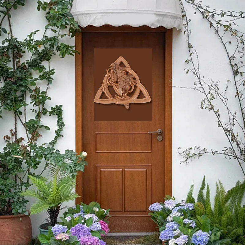 Скандинавские языческие боги резьба Хитэн скандинавская руна смола настенный