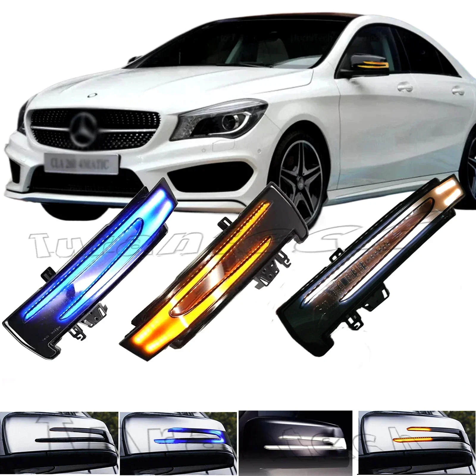 2 шт. указатели поворота для Mercedes benz W176 W246 W204 W212 W207 W221 W216 W218 W117 X156 X204 Switchback