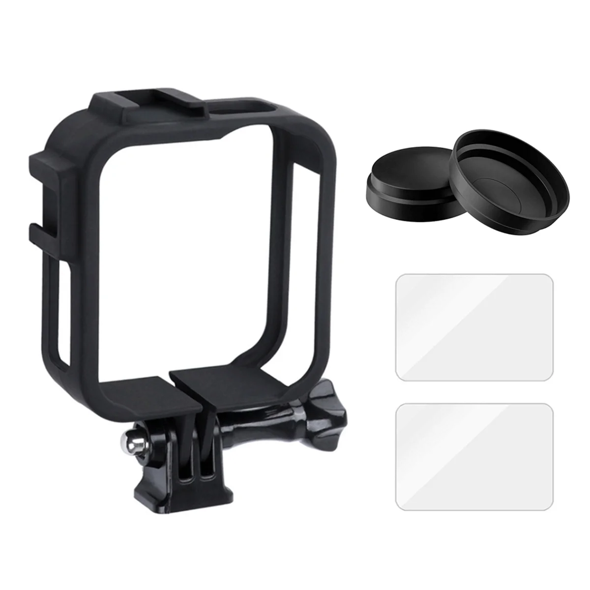 Чехол-рамка для GoPro MAX 360 защитная пленка экрана закаленная объектива крепление Max
