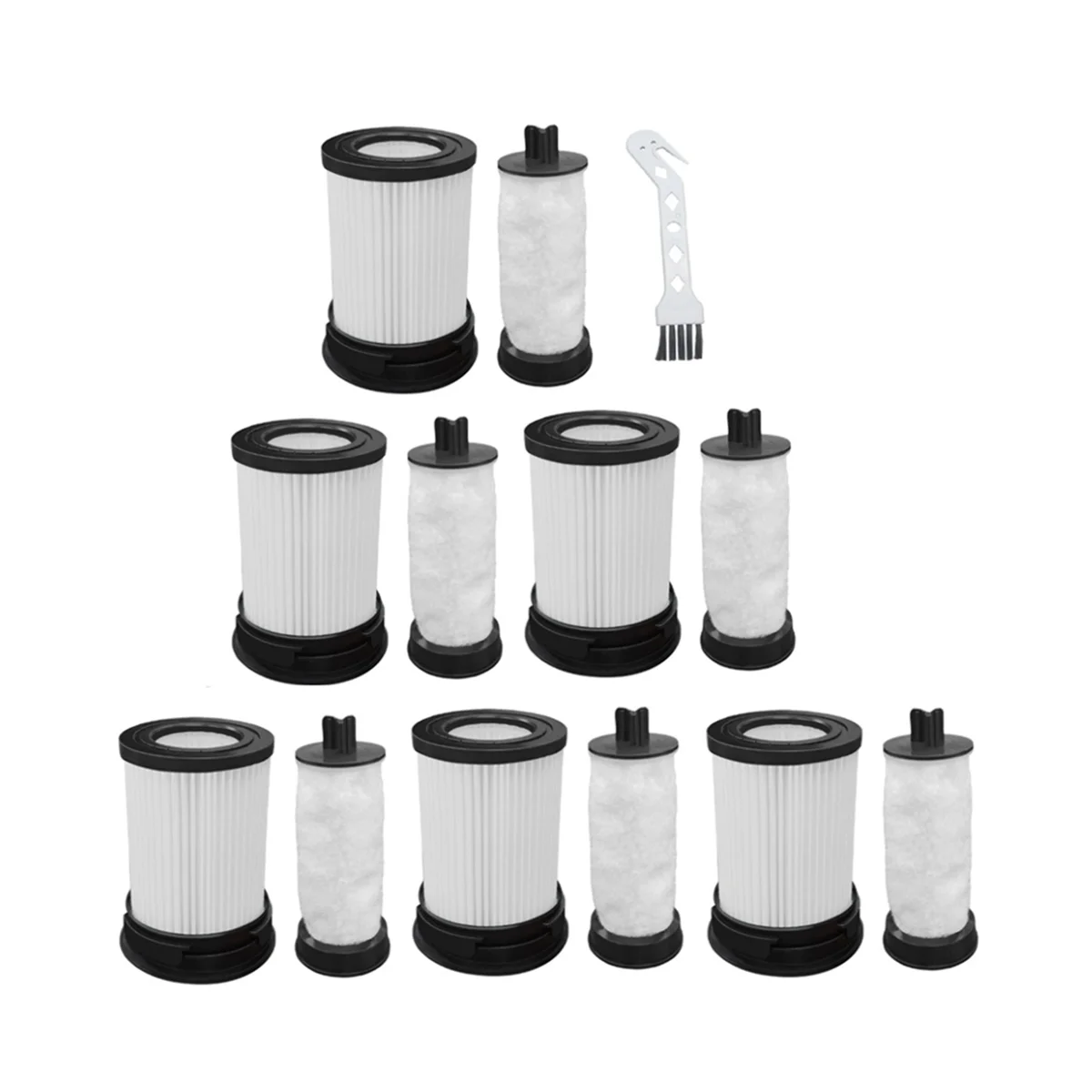 

6Pcs Washable Hepa Filter for TriFlex HX1 11385020 9178017731 Vacuum Cleaner Replacement Spare Cleaning Filter