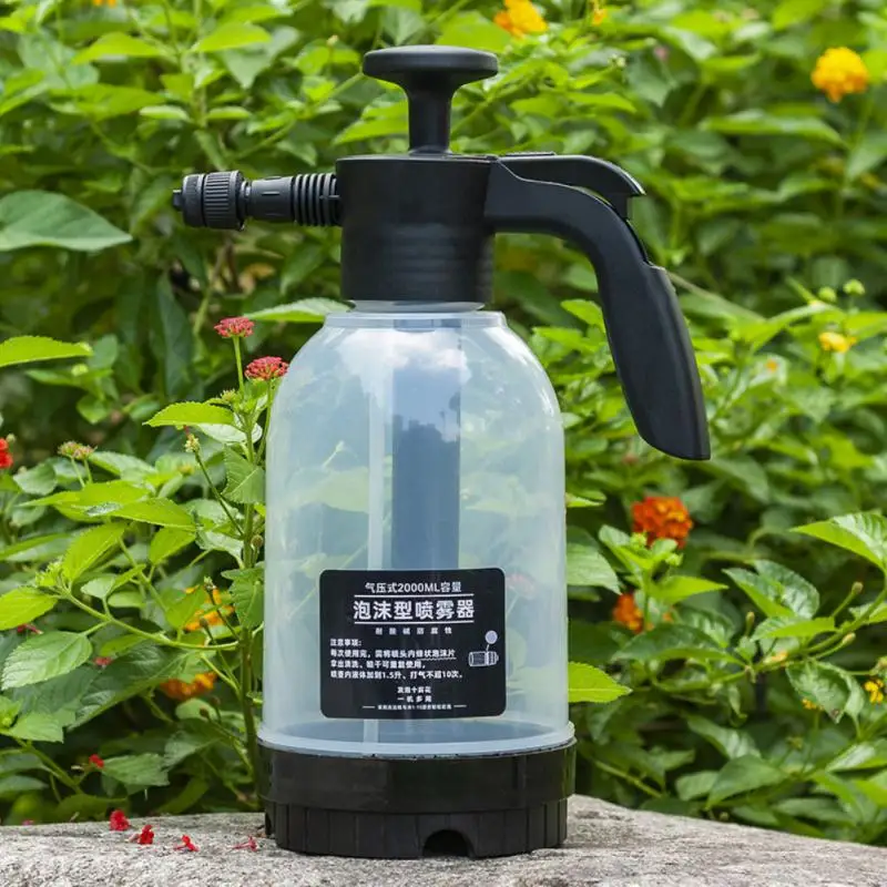 

2L Foam cars watering washing tool car wash sprayer foam nozzle Garden Water Bottle auto spary watering can Car cleaning tools