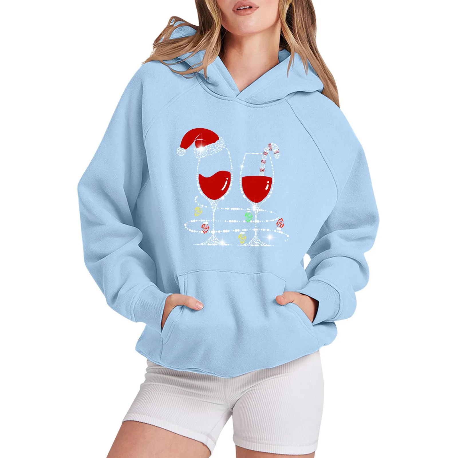 

Повседневная зимняя женская куртка с длинным рукавом реглан и капюшоном