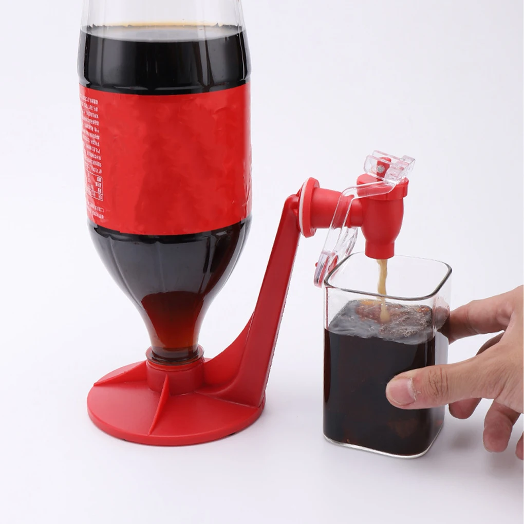 

Creative Soda Dispenser Bottle Coke Inverted Carbonated Beverage Upside Down Drinking Water Dispense Machine Bar Kitchen Gadget