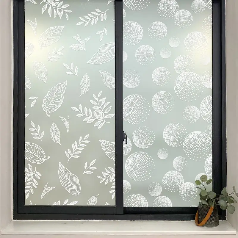 

Window Glass Stickers Light-Transmitting Opaque Bathroom Bathroom Anti-Peep And Anti-Light Privacy White Matte Film Paper