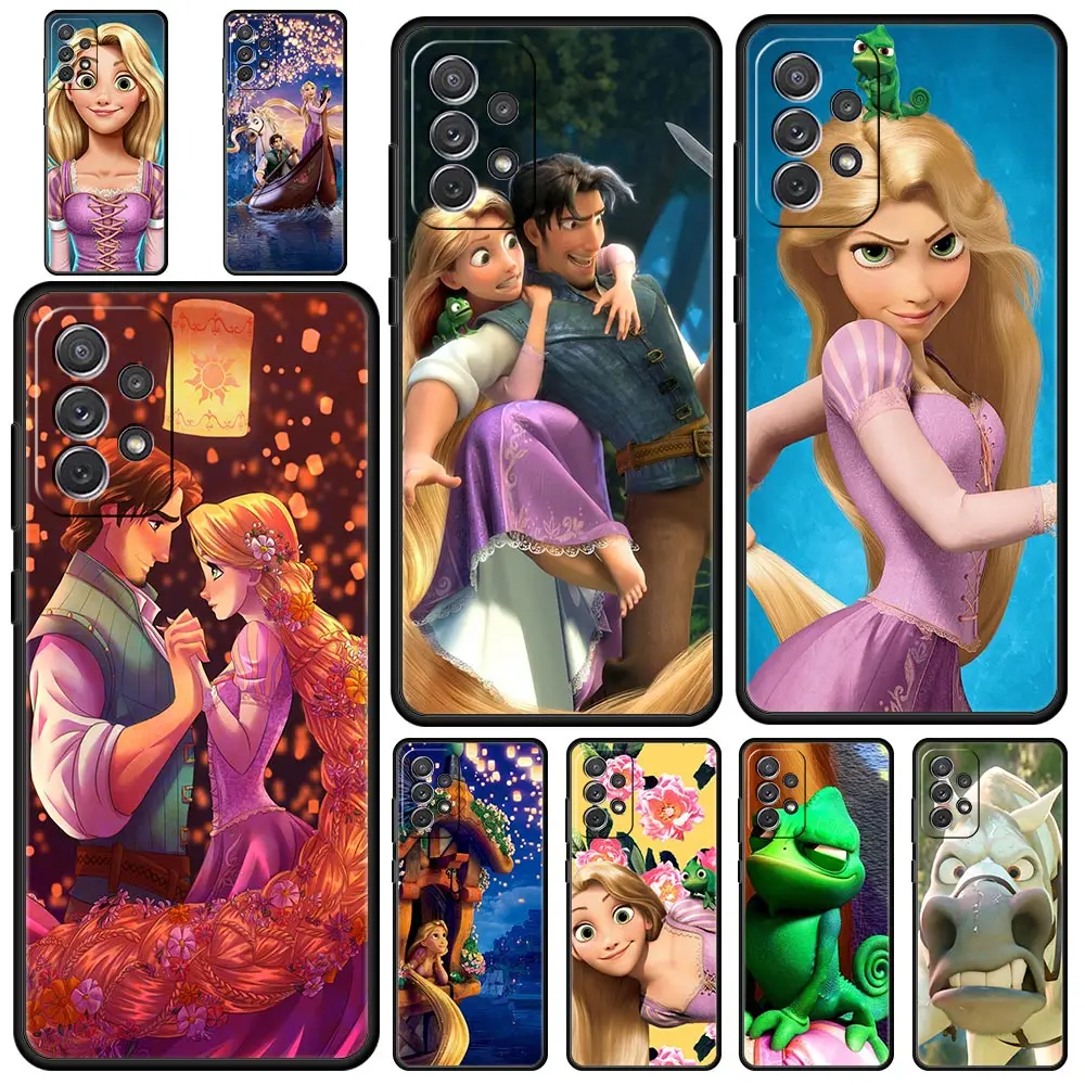 

Cute Tangled Rapunzel Phone Case For Samsung Galaxy A51 A13 A71 A21S A12 A11 A31 A41 A01 A03s A22 A23 A33 A73 A53 5G Cover