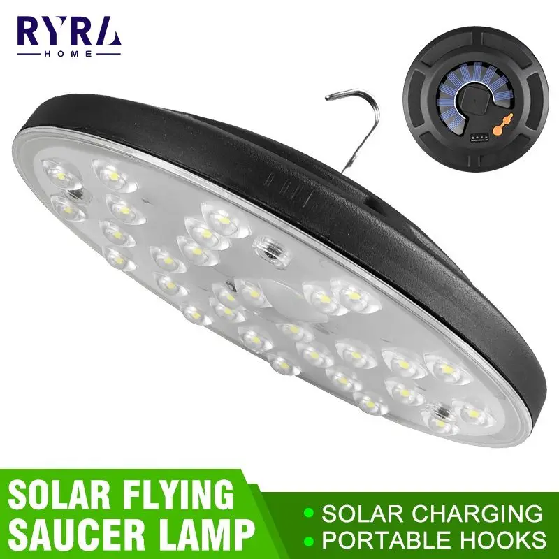 

Уличная Люстра для палатки на солнечной батарее, светодиодные аварийные лампы на солнечной батарее, Ультратонкий Фонарь для кемпинга, осве...