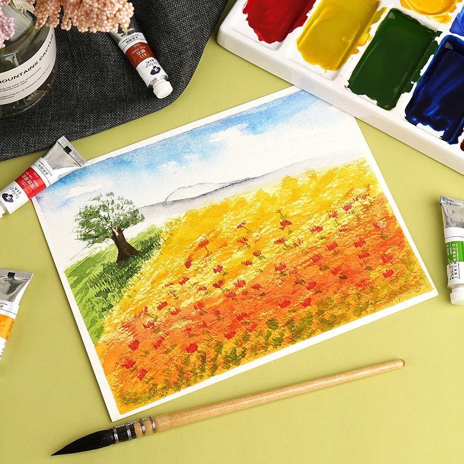 Профессиональная акварельная краска Paul Rubens 36 цветов 5 мл высококачественный