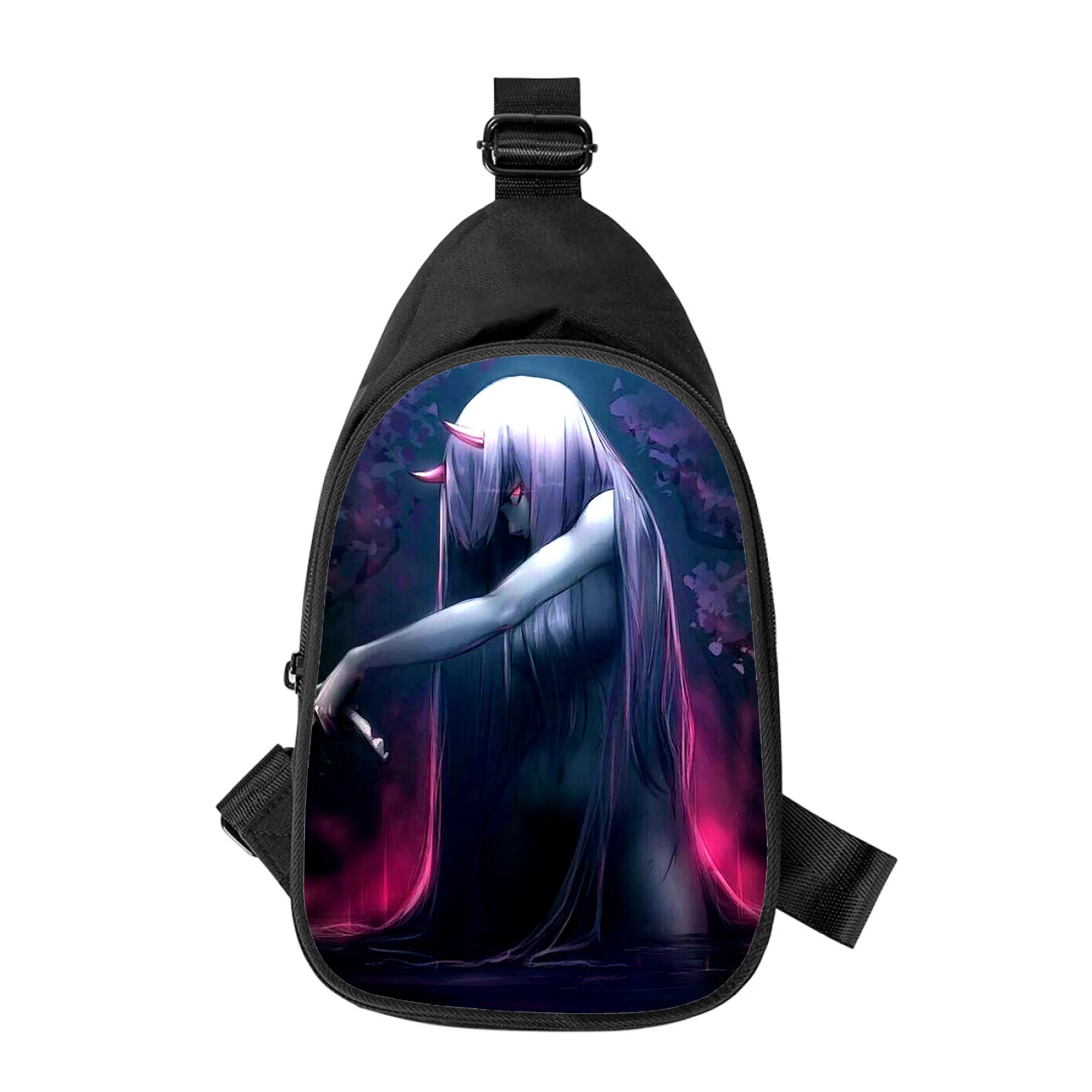 DARLING in the FRANXX Anime 3D New Men Cross Chest Bag Diagonally Women Shoulder Bag Husband School Waist Pack Male chest pack