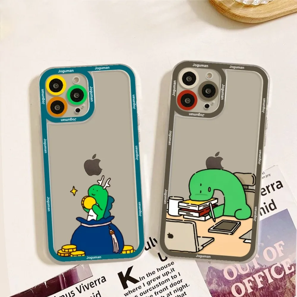 Корейский мультяшный чехол для телефона J-Joguman Studio Art Для IPhone 11 12 13 14 15 Pro Promax Plus Mini