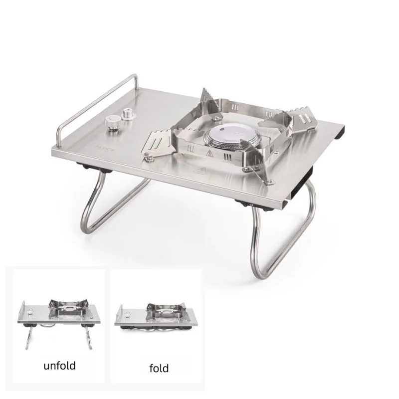 

Туристическая Настольная плита IGT, переносная газовая плита, аксессуары для барбекю и пикника, Портативная Складная газовая плита