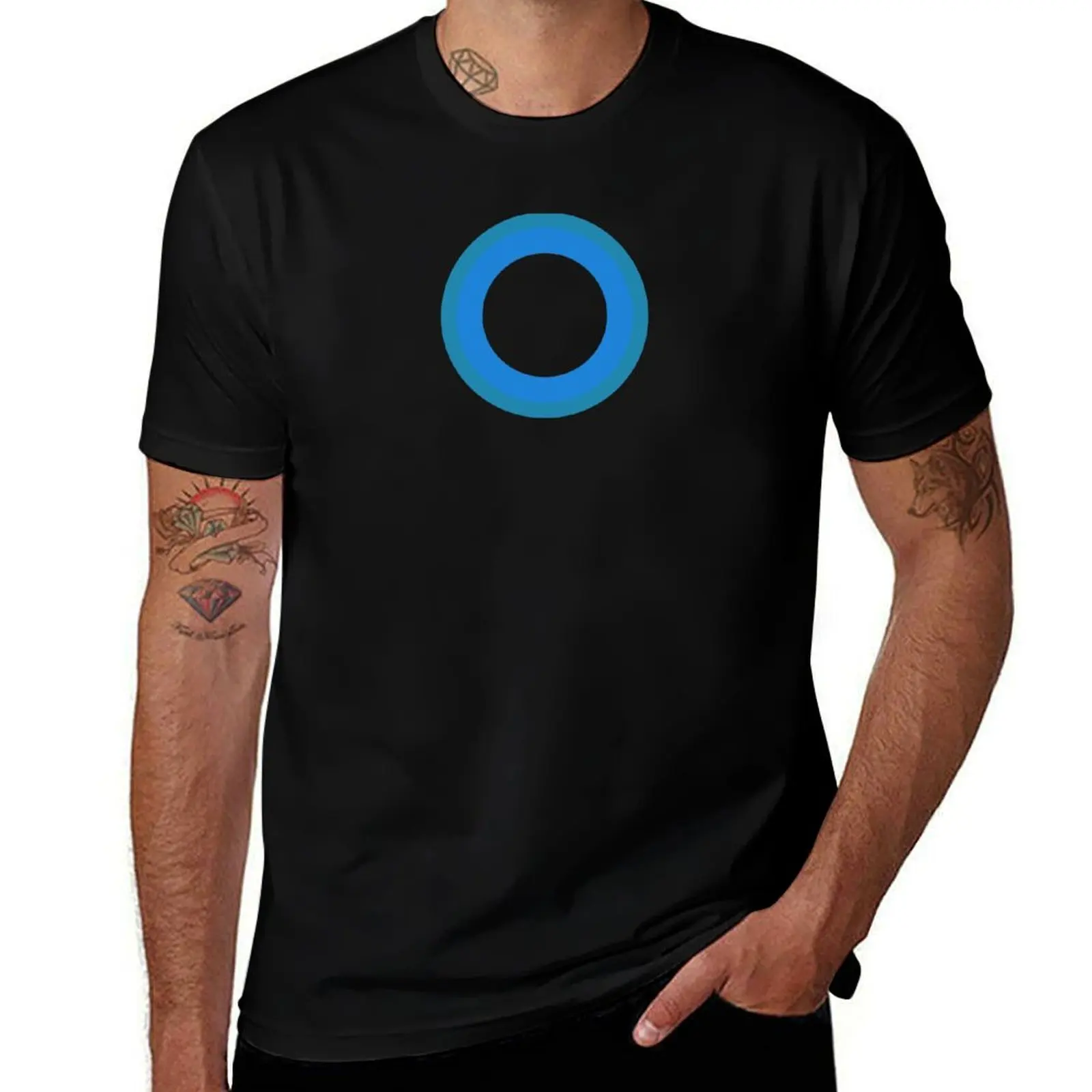Фото Футболка Cortana в рабочем стиле, повседневная футболка №1