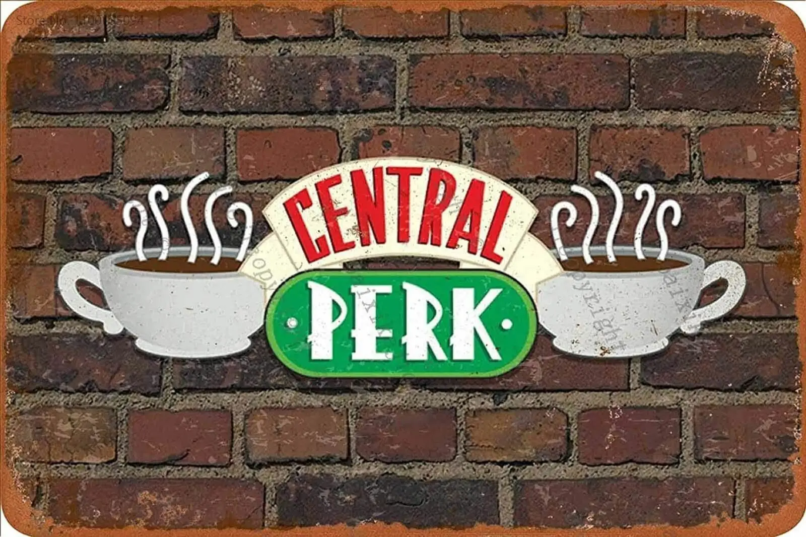 

ghostbusters Vintage Central Perk Retro Tin Sign Poster Plaque Wall Decor for Bar Cafe Garden room decor