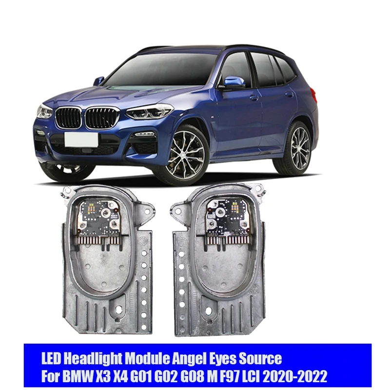 

1 пара 63115A0E625 63115A0E62 6 светодиодный модуль управления указателем поворота DRL источник фары для BMW G01 G02 G08 LCI 2020-2022