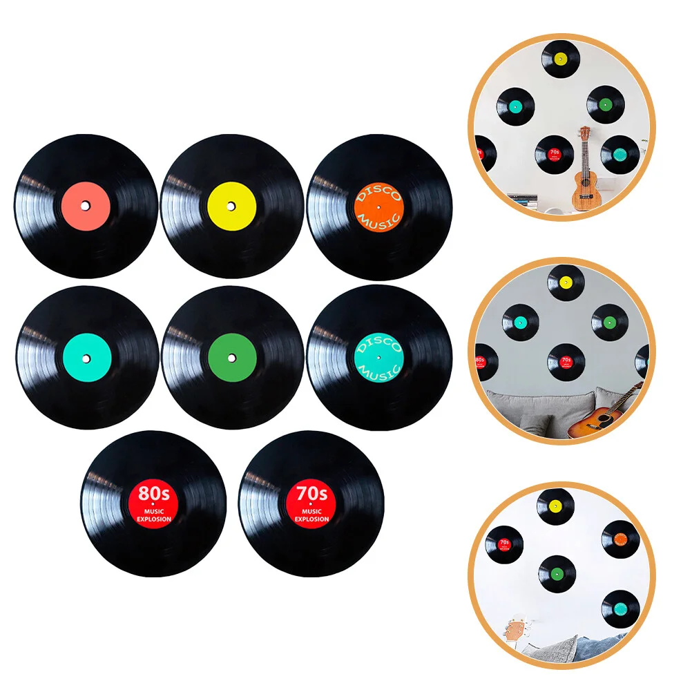 

Fake Decoration Living Room Wall Stickers For Walls Decorative Vinyl Records Decals