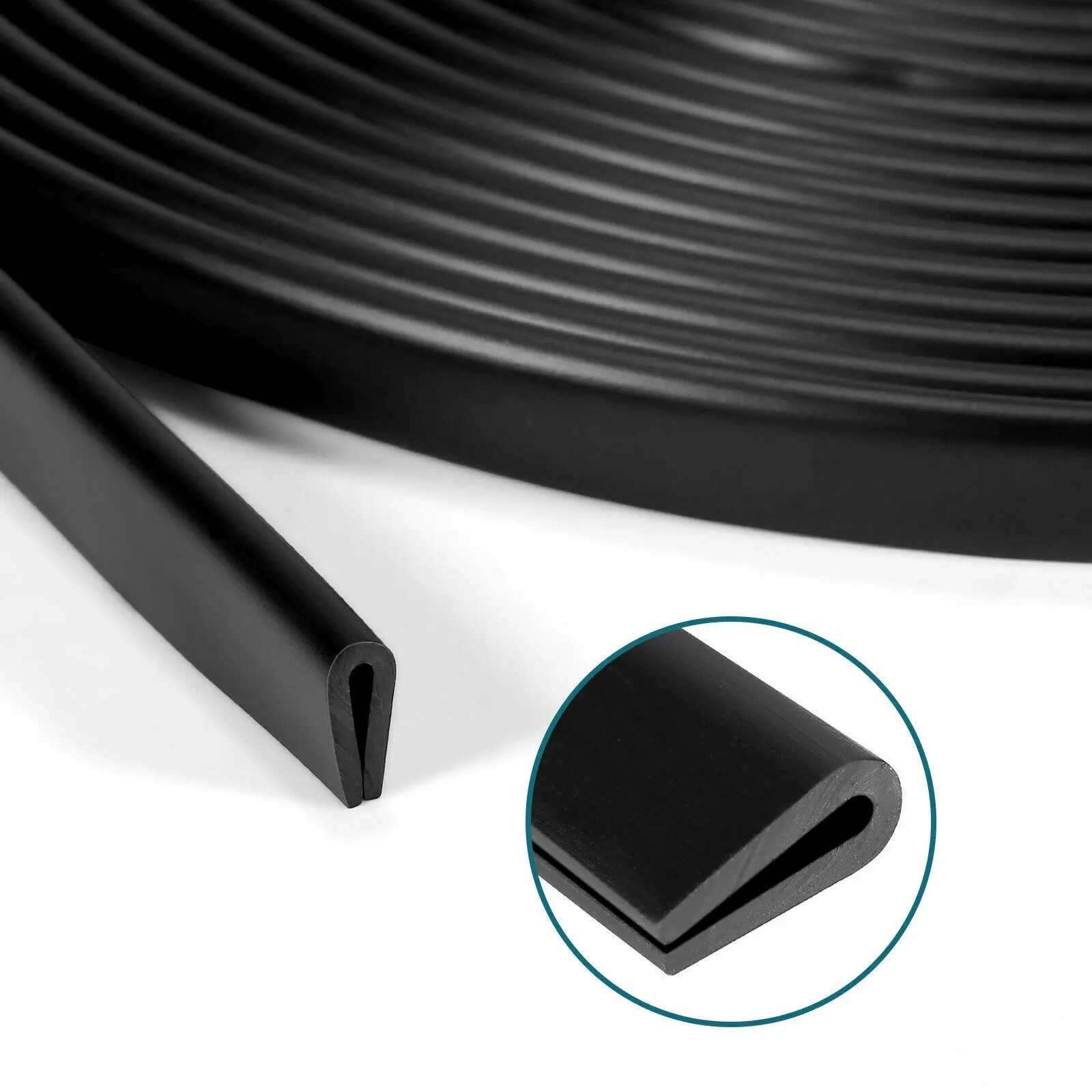 U-образная Резиновая полоса 1/2/3/5 м защитная пластина механический герметик