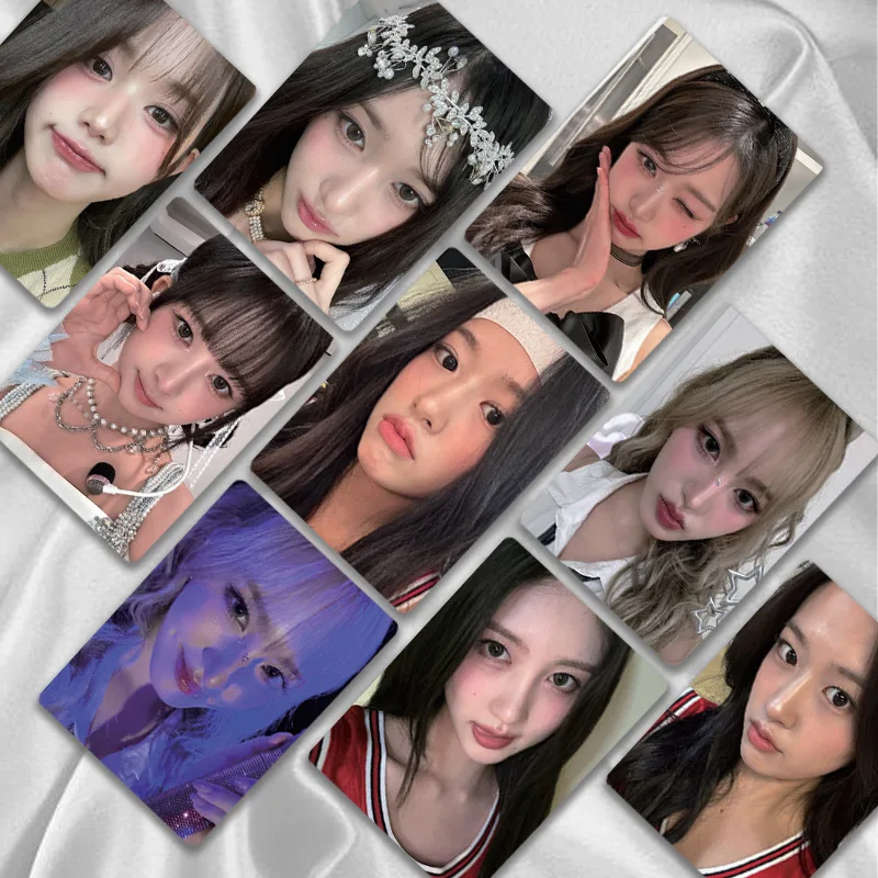 50 шт./компл. KPOP Idos IVE лазерные карты открытка Yujin Gaeul Wonyoung LIZ Rei Leeseo Merch LOMO