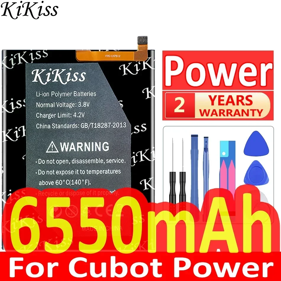 Аккумулятор KiKiss 6550 мАч для смартфона Cubot Power