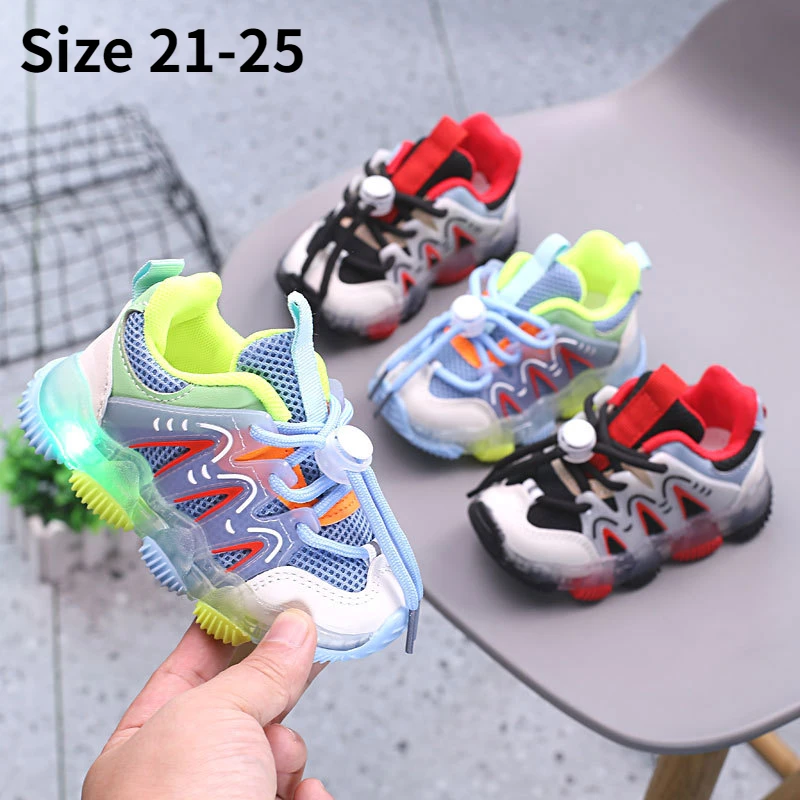 Bright Shoes Spring and Autumn Baby Sneakers 0-1-3 Years Old Children's Net Shoes Girls and Boys Soft Soles Toddler Shoes
