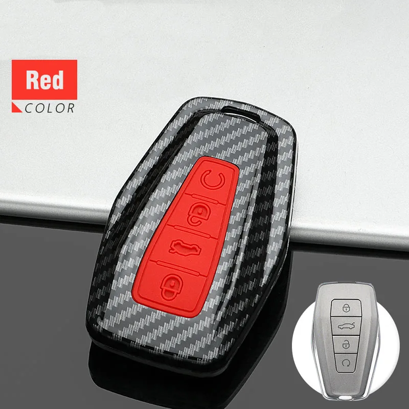 

Карбоновый чехол для автомобильного ключа Geely Coolray X6 geometry c Emgrand Global kulrey Hawk GX7 okavango smart Remote Автомобильные аксессуары