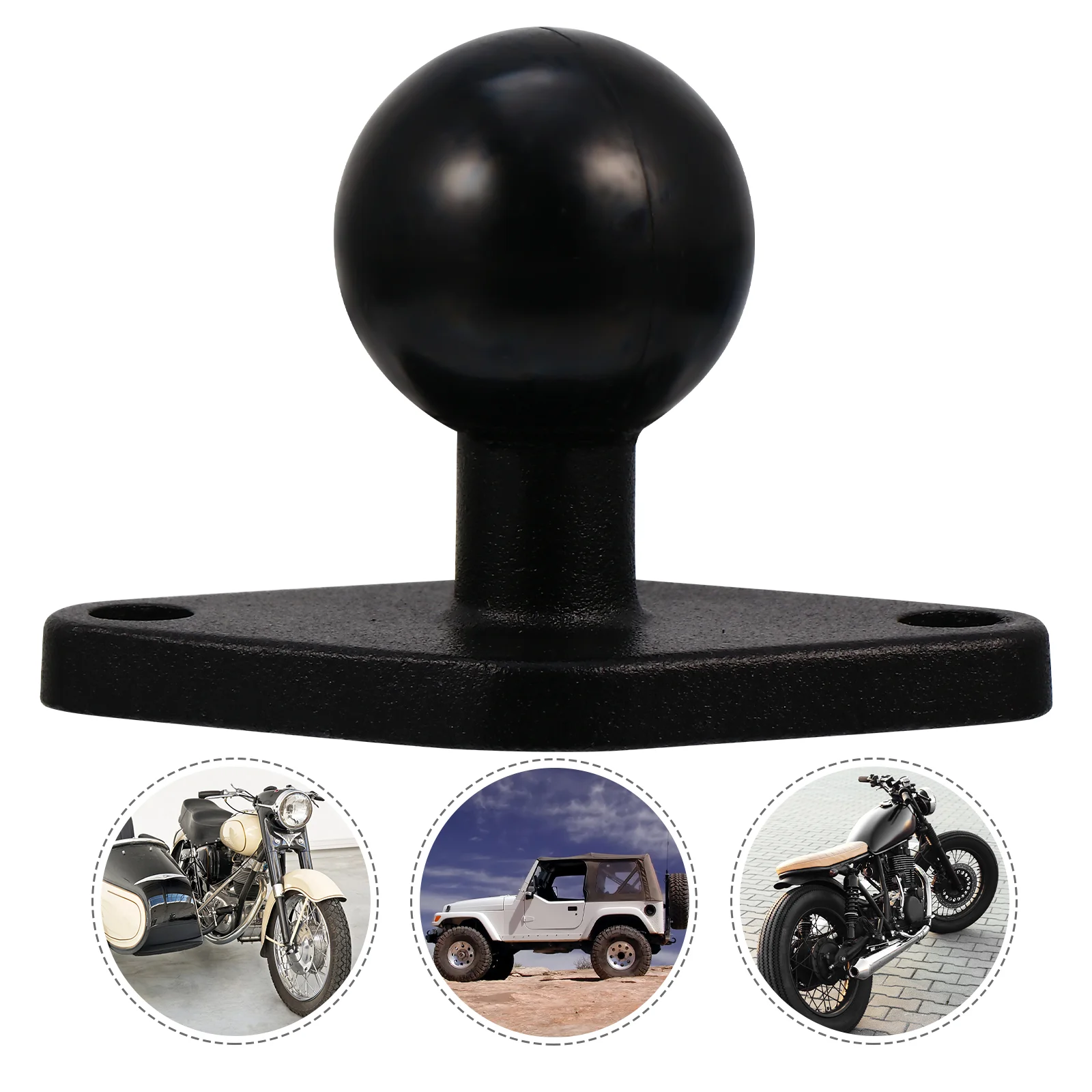 

1pc Motorcycle Brackets Parts Handlebar Mount Base Bracket Mounted Base Motorbike Bracket Base Marine Electronic Mount