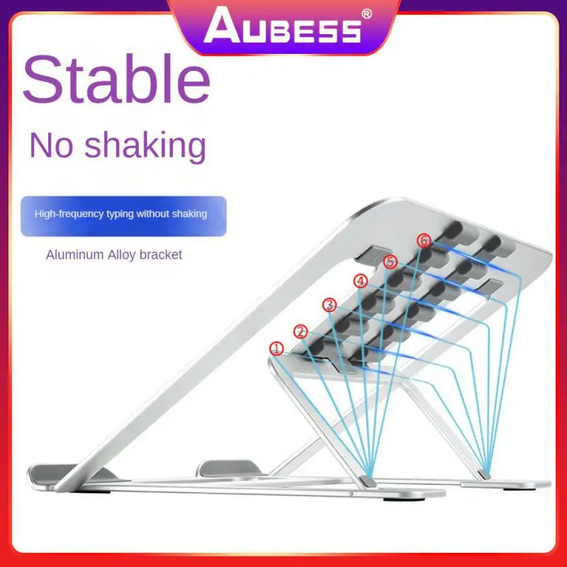 

Z18 Portable Cooling Stand Non-slip Laptop Holder Heat Dissipation Computer Cooling Holder Bracket Aluminum Alloy Adjustadle
