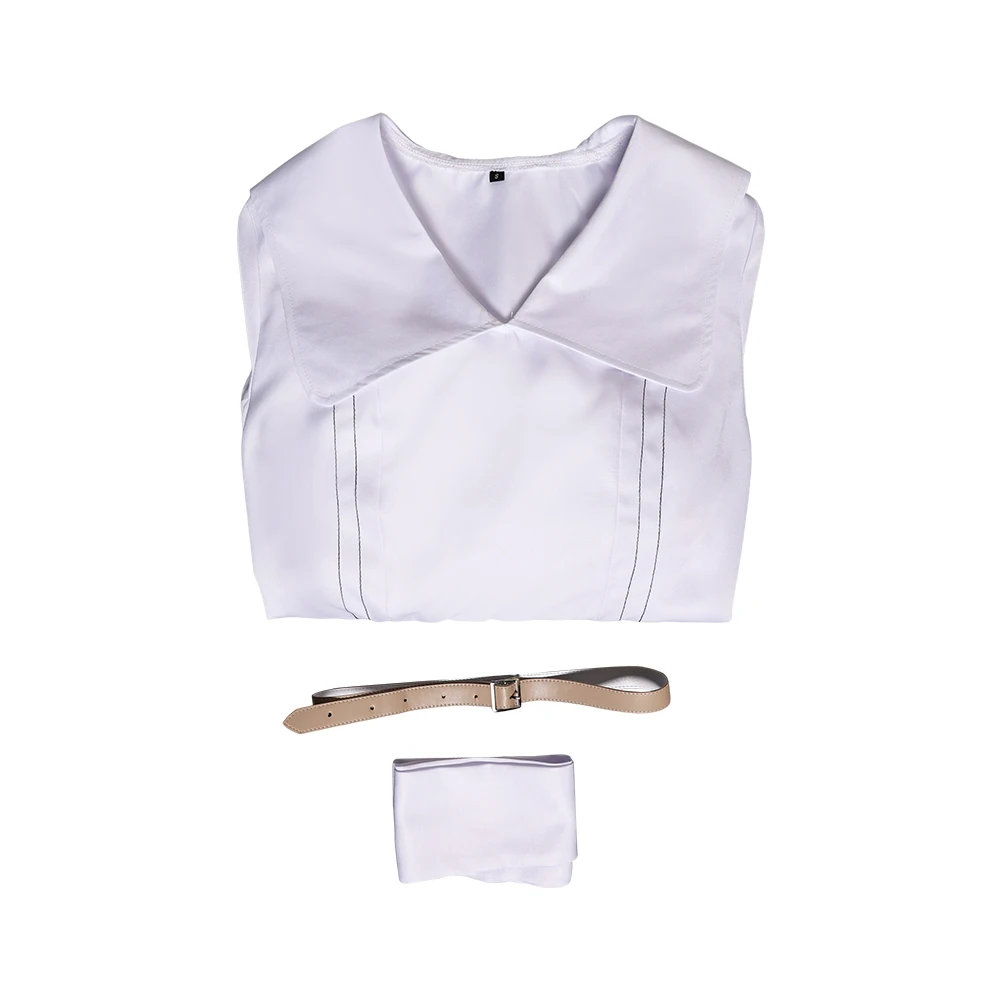 Аниме Зверь Звезды Косплей Костюм Кролик Хару Маскировка Белое Платье для Женщин