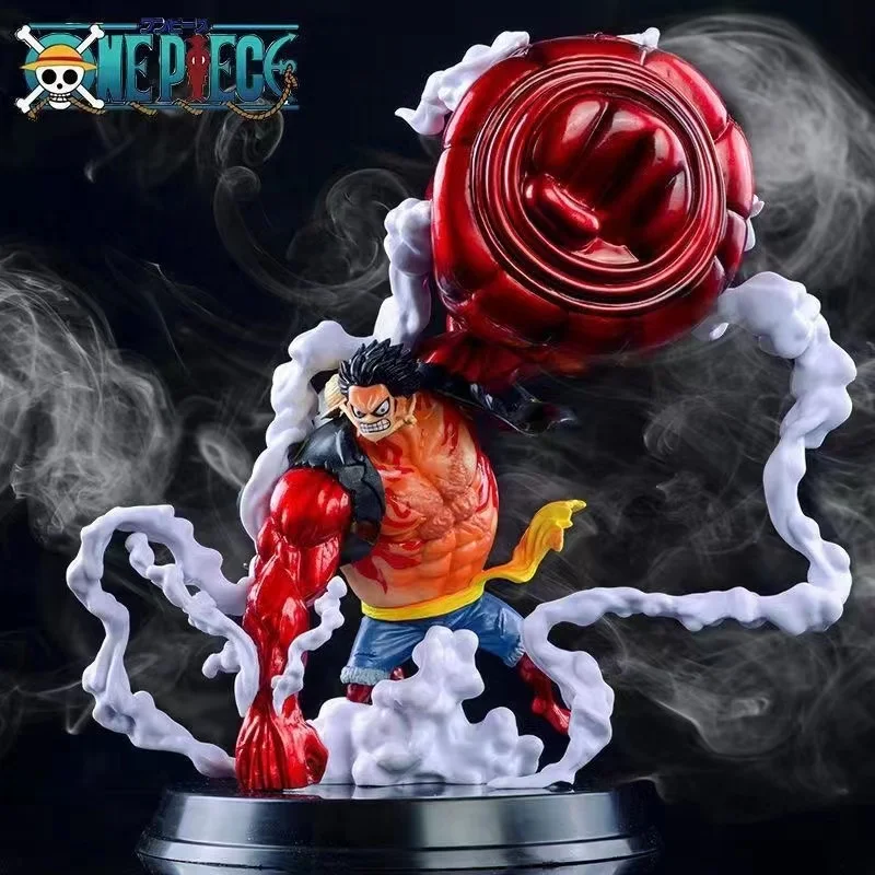 

Anime One Piece 25cm Figure Luffy Gear 4th King Kong Gun Pvc Action Figures Collectible Model Christmas Gift Doll Decoration Toy