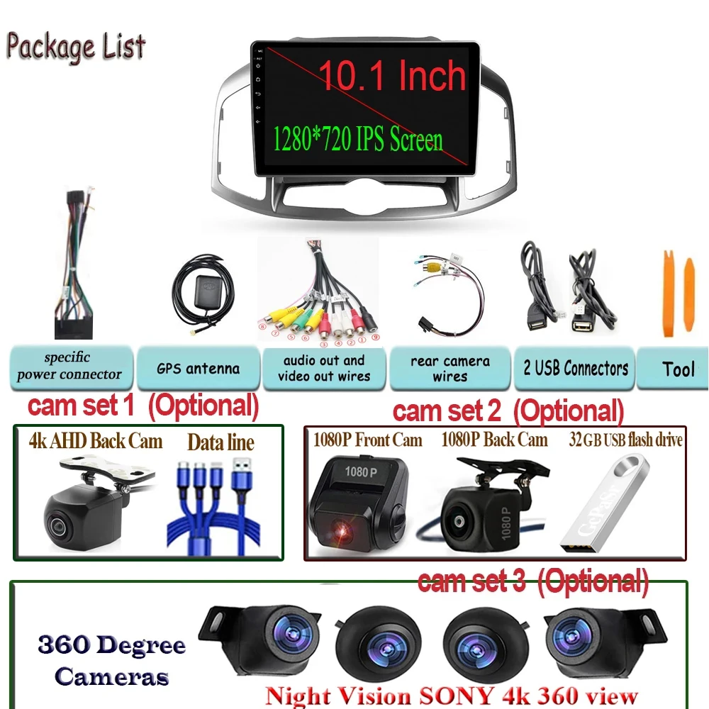 Android 11 для Chevrolet Captiva 2013-2017 автомобильное радио мультимедийный видеоплеер