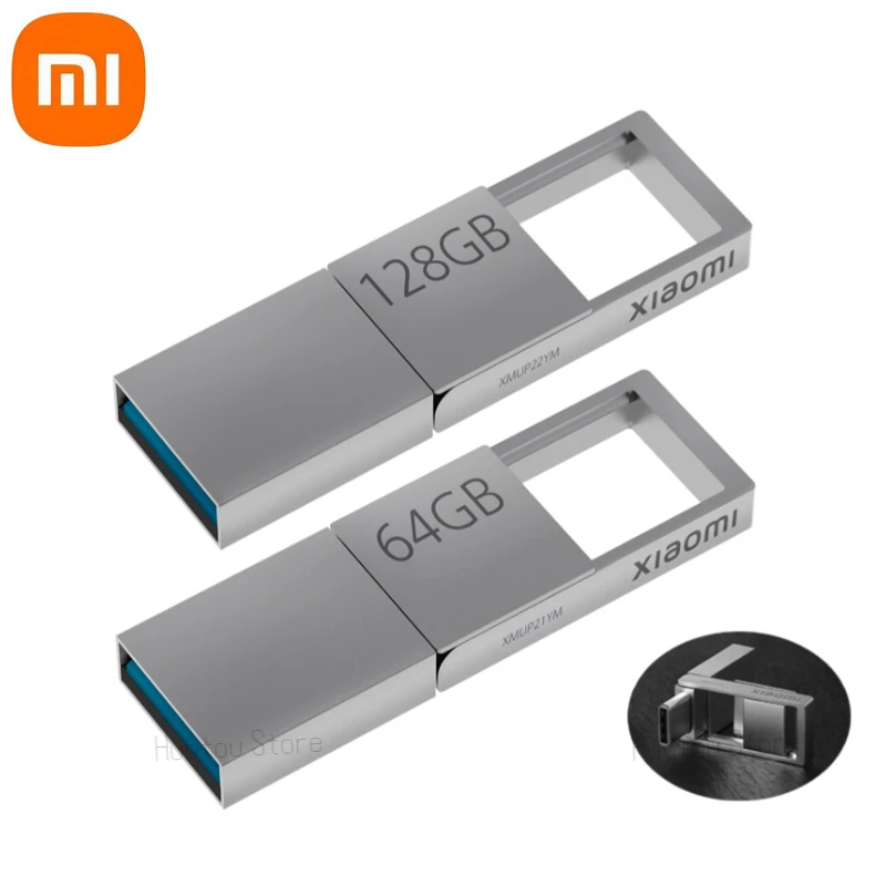 

USB-накопитель Xiaomi с двумя интерфейсами USB 128, 3,2/64 ГБ