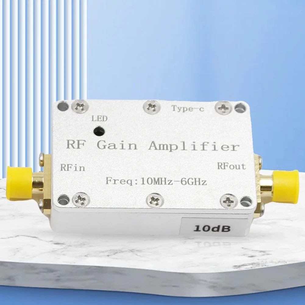 10 МГц-6 ГГц LNA усилитель высокой плоскостности с SMA RF приводом приемник сигнала