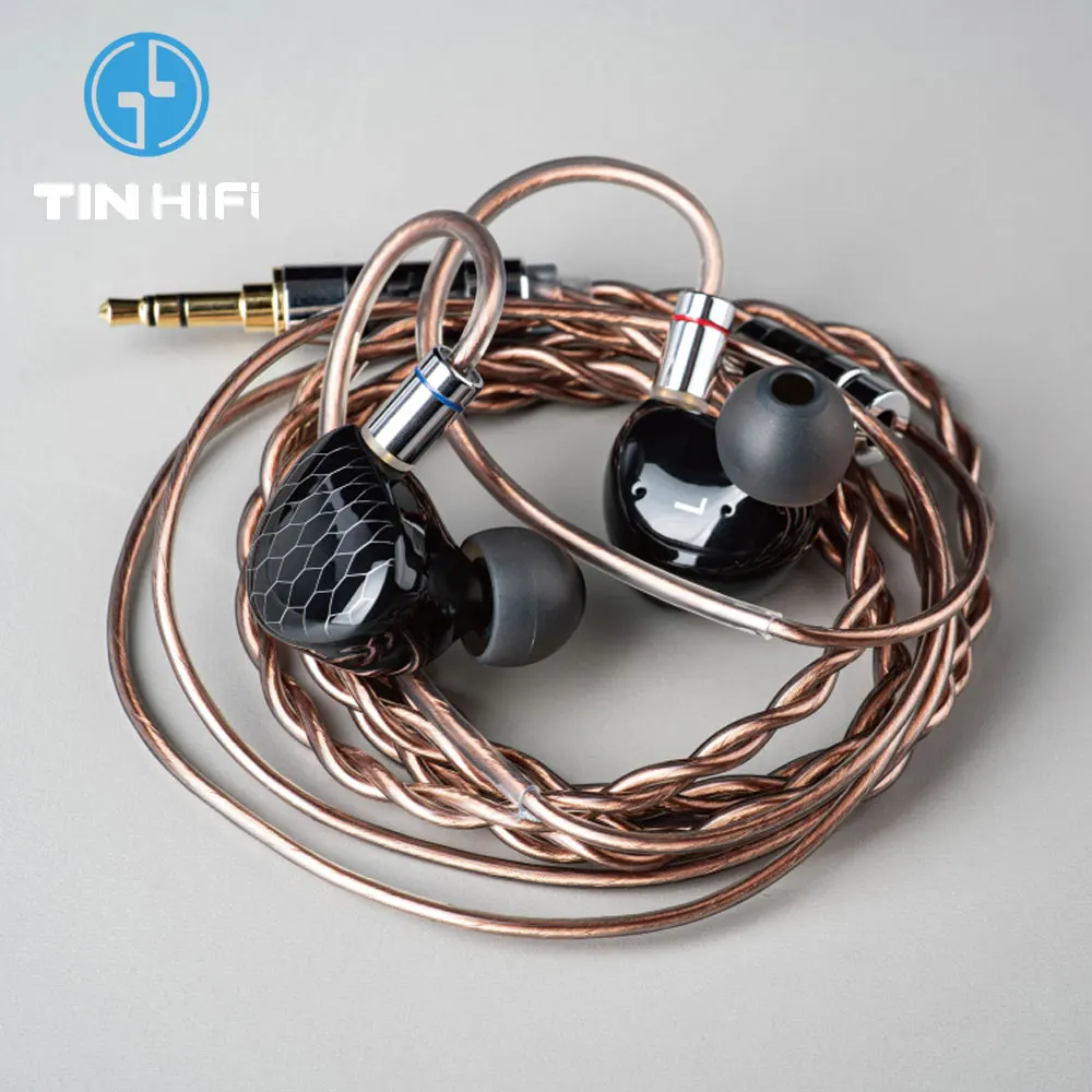 

TINHIFI P1 MAX лучшие проводные наушники-вкладыши IEMs HiFi большая панда 14,2 мм плоско-диафрагменный монитор с 2-контактным съемным кабелем