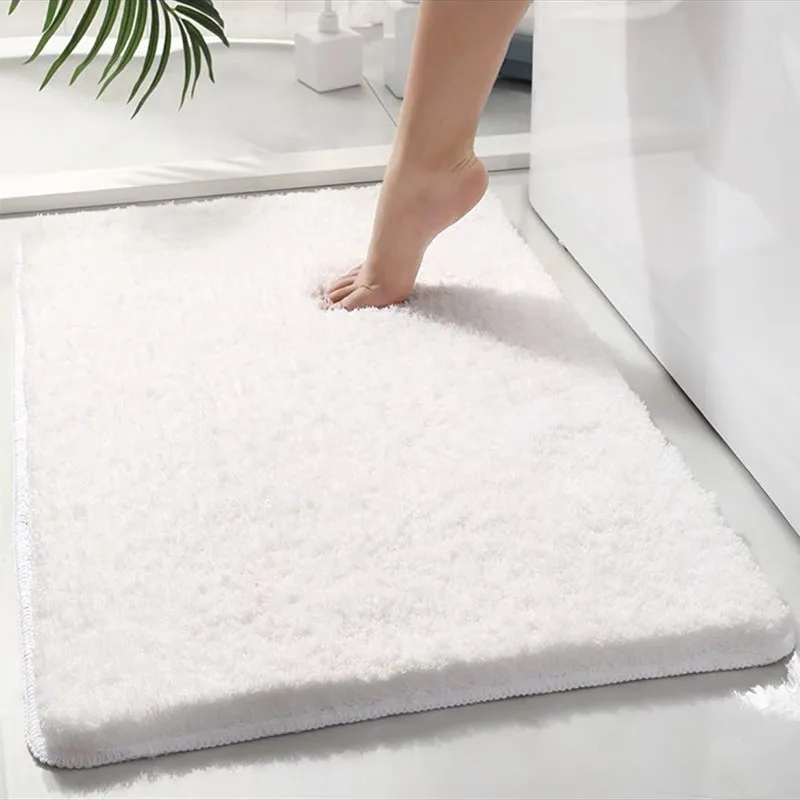 

2023 Pure Cotton Home Floor Rugs Modern Living Room Sofa Chairs Area Mat Bedroom Bathroom Rectangle Carpets Anti-Skid