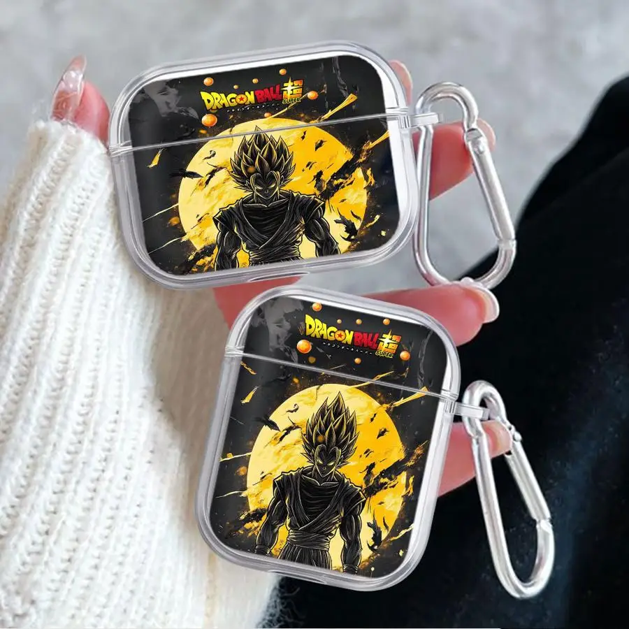 Фото Прозрачные чехлы для наушников AirPods 1 Pro 3 Pro3 4 Pro2 2 с мультяшным дизайном D-ragonS B-allS №1