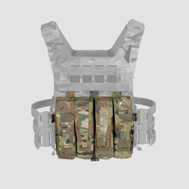 

Avs Clamshell Quad Smg 9Mm.45 Attack Panel Tool Clutter Pack Jpc2.0 Paired with Tactical Hunting Clothing Accessories