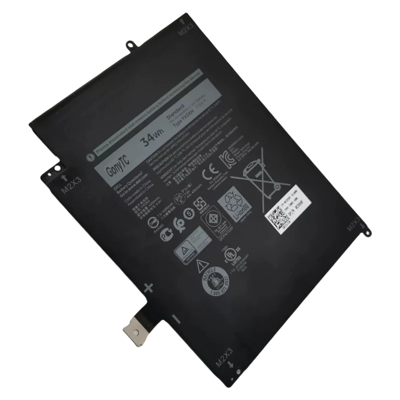 Фото YX0XH оригинальный аккумулятор для ноутбука 7,6 В 34 Втч 4250 мАч YXOXH для Dell Latitude 12 7000 7285 2-в-1 OWYCVV 0WYCVV C668F 0C668F №5