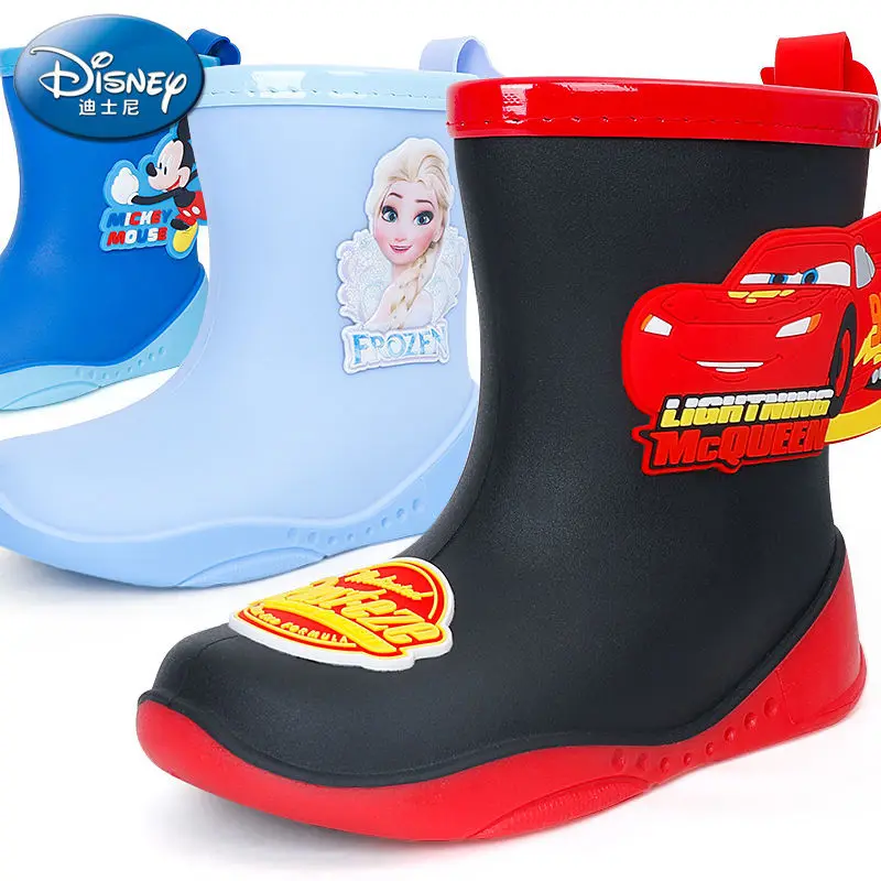 

Детские резиновые сапоги Disney «Холодное сердце», мягкая обувь для мальчиков и девочек, школьные резиновые сапоги для детей среднего и старше...