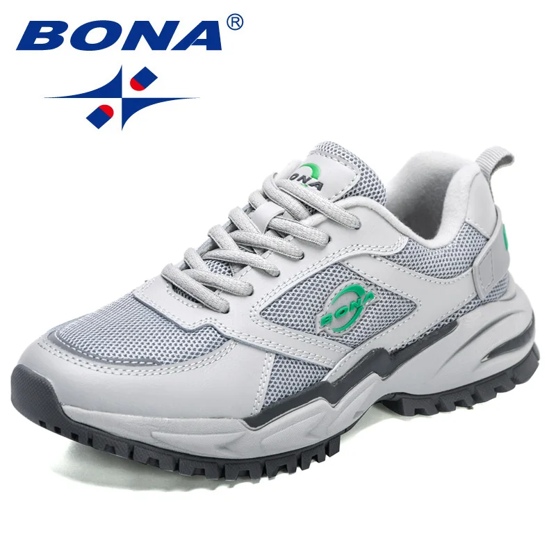 BONA 2022 New Designers Light Sneakers Breathable Running Shoes Women Outdoor Sport Fashion Comfortable Casual Shoes Ladies Soft