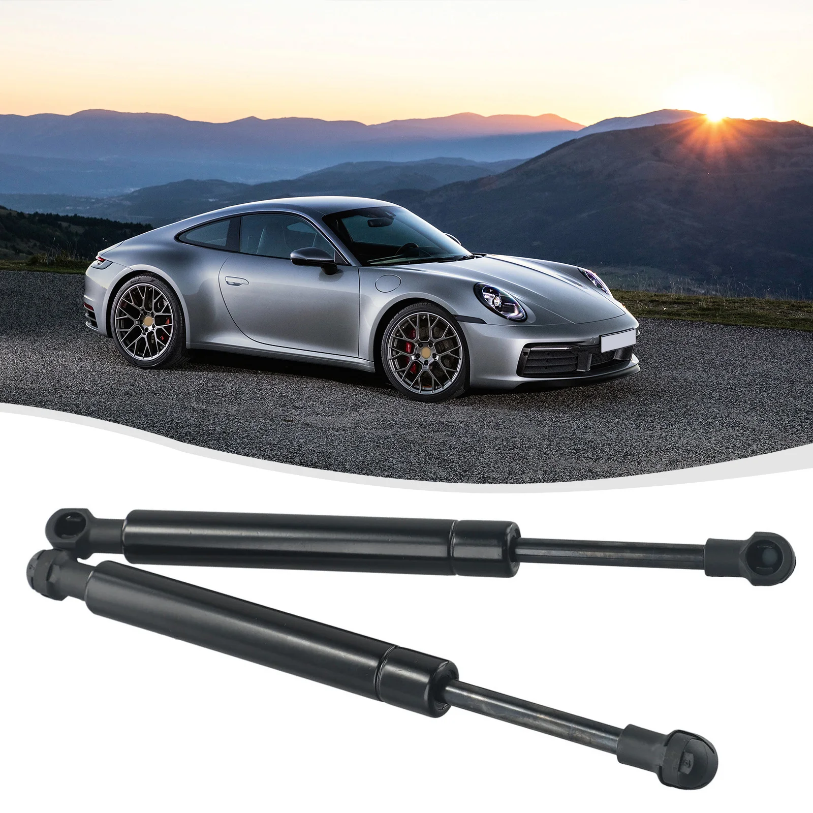 

1Pair Durable Front Hood Lift Struts Support Shock Gas Cylinder For Porsche 911 Boxster Stainless Steel Car Accessories