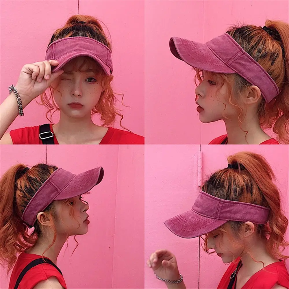 

Fashion Casual Baseball Hat Tennis Golf Sports Hat Sun Visor Beach Cap Sport Headband