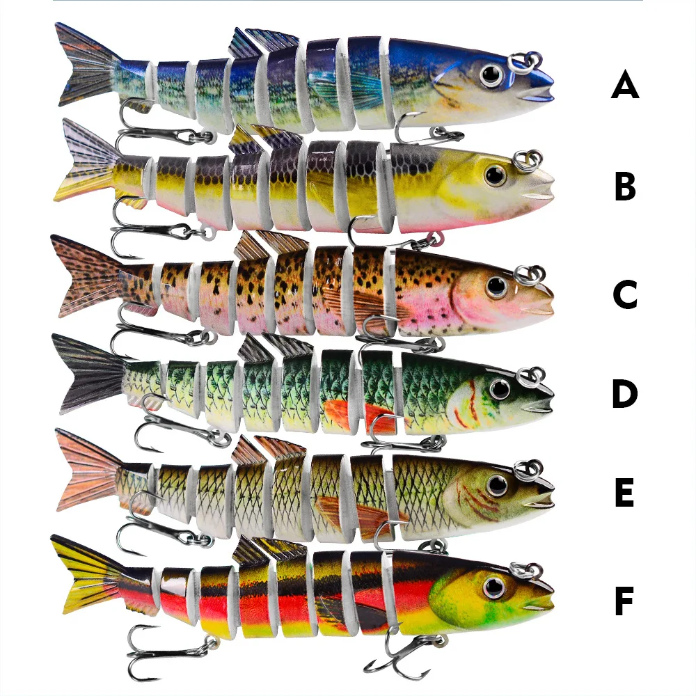 

Multi-Section Swim Hard Bait Multi Jointed Swimbait Minnow Fishing Lures For Mandarin Fish Pike Bass In Sea Lakes River Pond