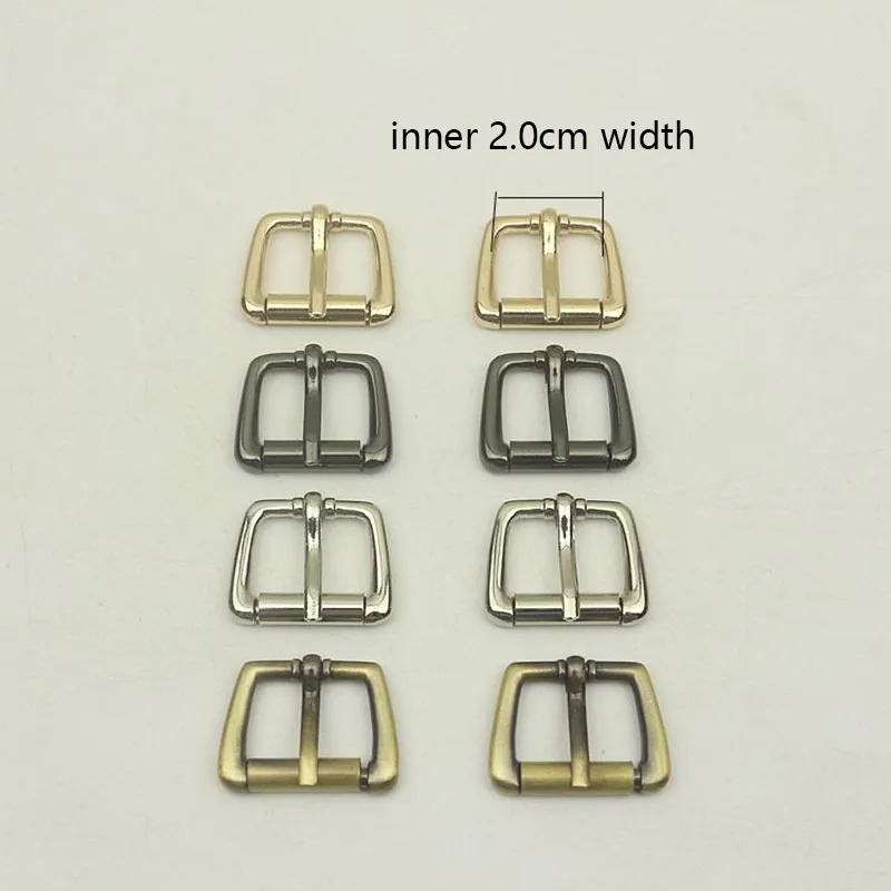 

30pcs 15mm Metal Pin Buckle Bags Strap Adjustment Hook Clasp DIY Garment Decor Slider Button Shoes Belt Buckles Accessories